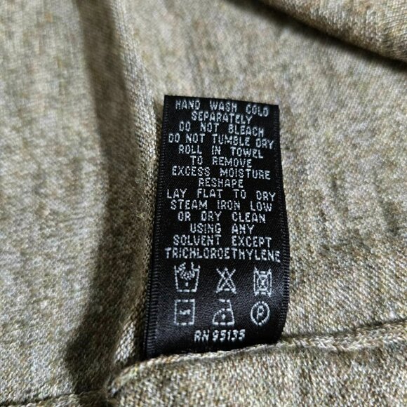 Lafayette 148 New York Womens M Heathered Open Front Sleeveless Cardigan Sweater - Picture 11 of 11